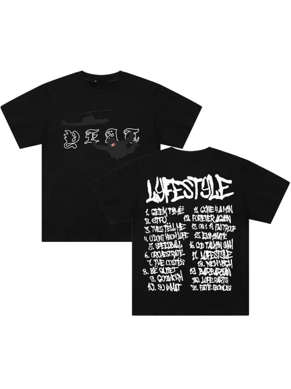 YEET Lifestyle Graphic T-Shirt - Black